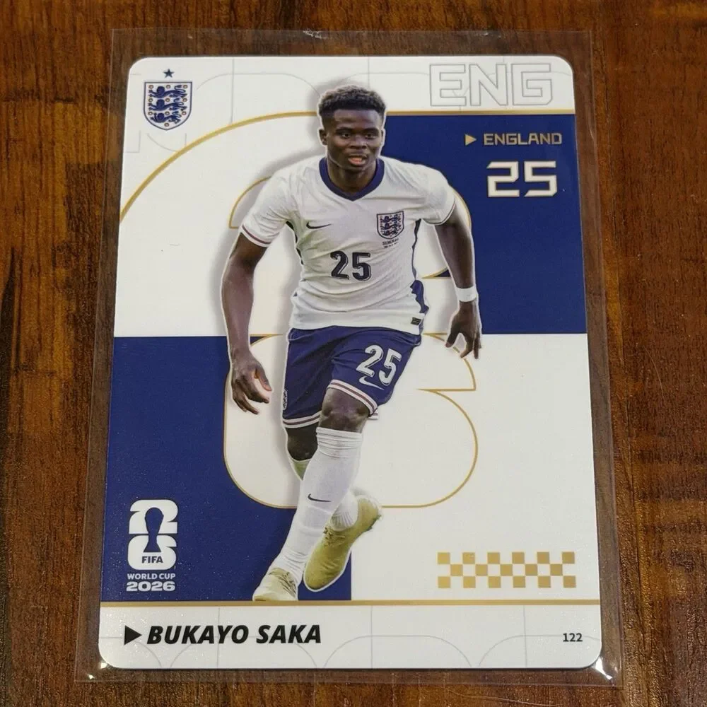 3 x 2026 Panini Kayou FIFA World Cup Ollie Watkins Stamp Bukayo Saka England Lot